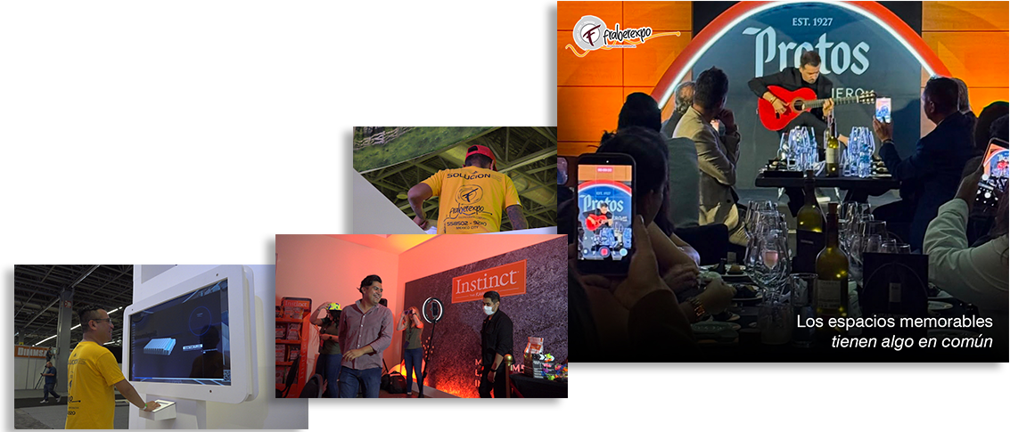 Mosaico de montajes Fraberexpo